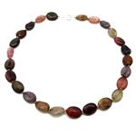 multicolor agate necklace