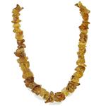 Coralli di Sardegna Amber Necklace Pebbles 12mm 22mm 62cm Silver