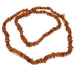Coralli di Sardegna Amber Chips Necklace 7mm 11mm Without Closure 60 cm.