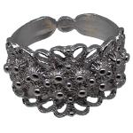 Coralli di Sardegna Sardinian Filigree Ring Burnished Silver Ring Perforated Leaves Adjustable Balls