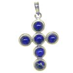 paste lapis lazuli pendant with silver