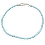 turquoise pasta bracelet + zamak