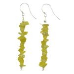 korean jade earrings with silver