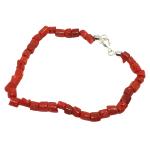 Coralli di Sardegna Sardinian coral stone baroque bracelet second choice