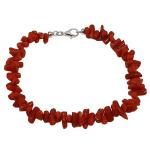 Coralli di Sardegna Sardinia Red Coral Bracelet Cupolini second. Silver Closure. Length 18cm Weight 11gr