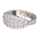 Coralli di Sardegna Ring Silver Filigree Oval 10x20mm, Back Width 3.5mm, Adjustable