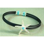 turquoise bracelet with silver