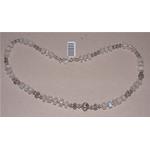 moonstone necklace with silver