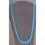 pasta turquoise necklace 8-16mm.