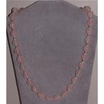 collar de cuarzo rosa