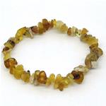 elastic bracelet yellow opal