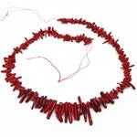 El Coral Red coral wire fringed