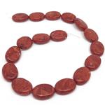 El Coral Oval Red Oval 18x24 mm