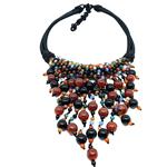 multicolor agate necklace