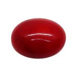 El Coral Cabochon Corallo Rosso  da 10x12mm. peso 0,8 gr. 