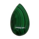 El Coral Malachite Cabochon Goccia 11x21mm. Peso 2gr. 